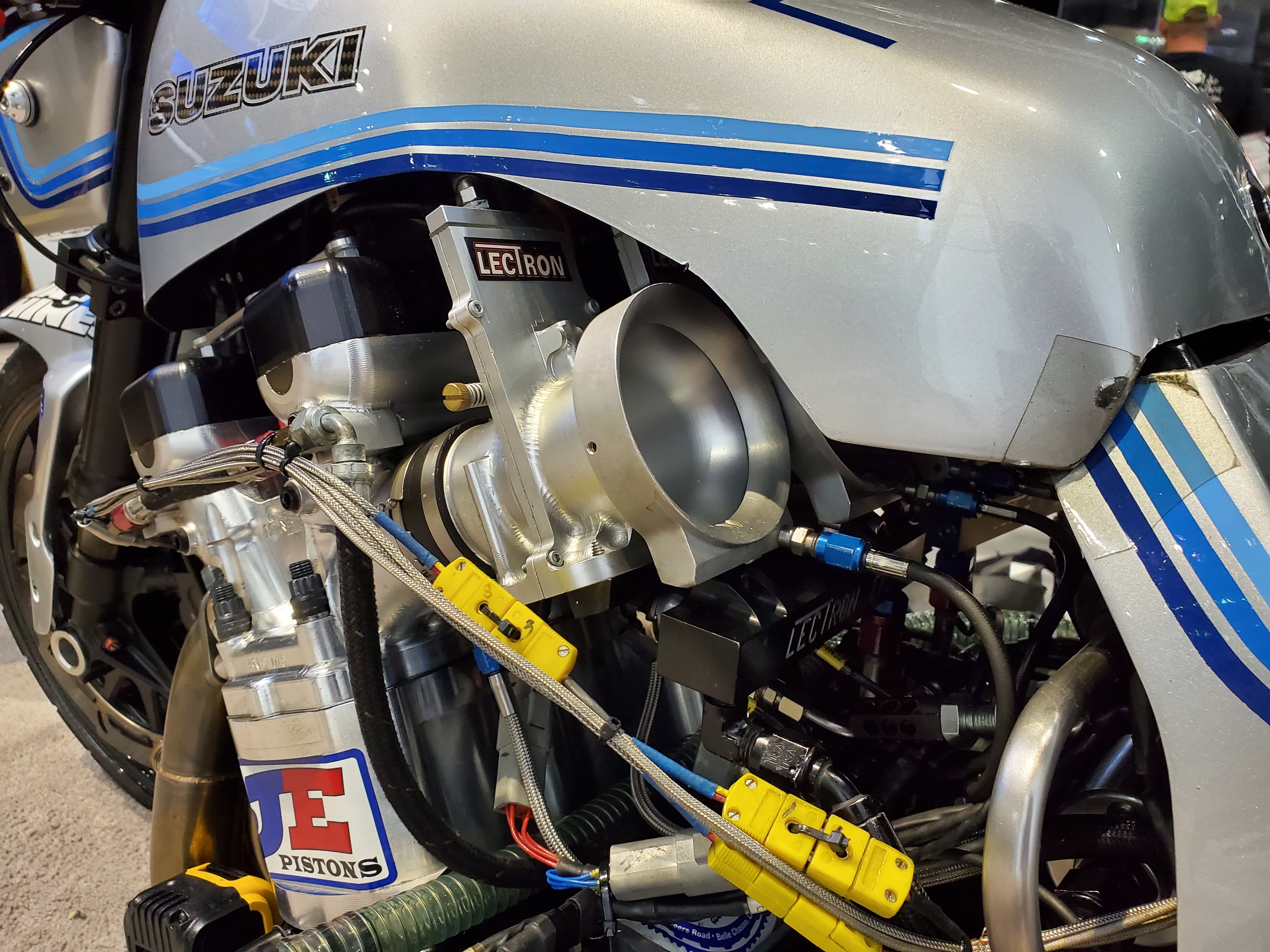 The 550+ HP Suzuki GS Nitrous Pro Street Drag Bike